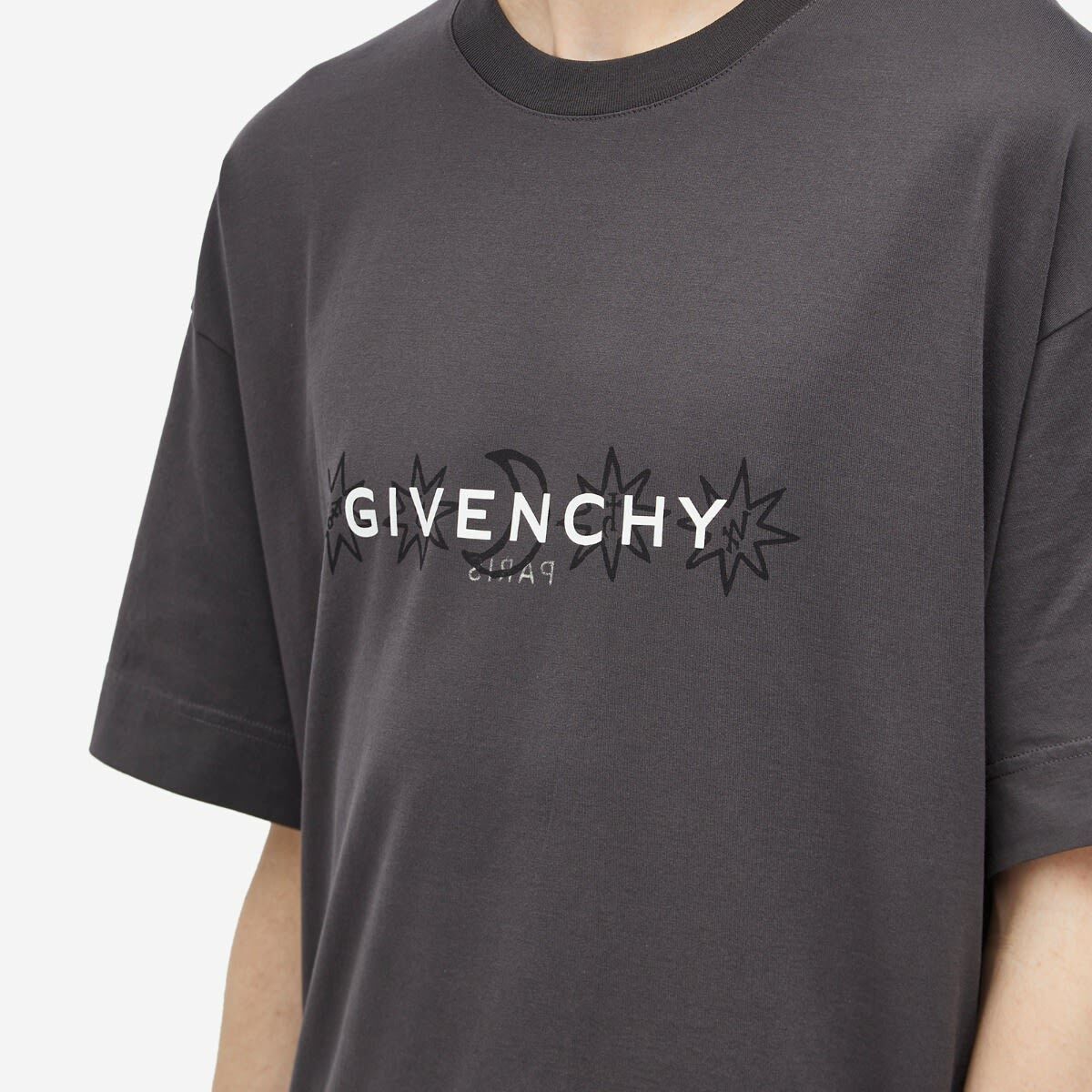 Givenchy Black Tarot Print Reverse Logo T-Shirt Size US XL / EU 56 / 4 - 3 Thumbnail