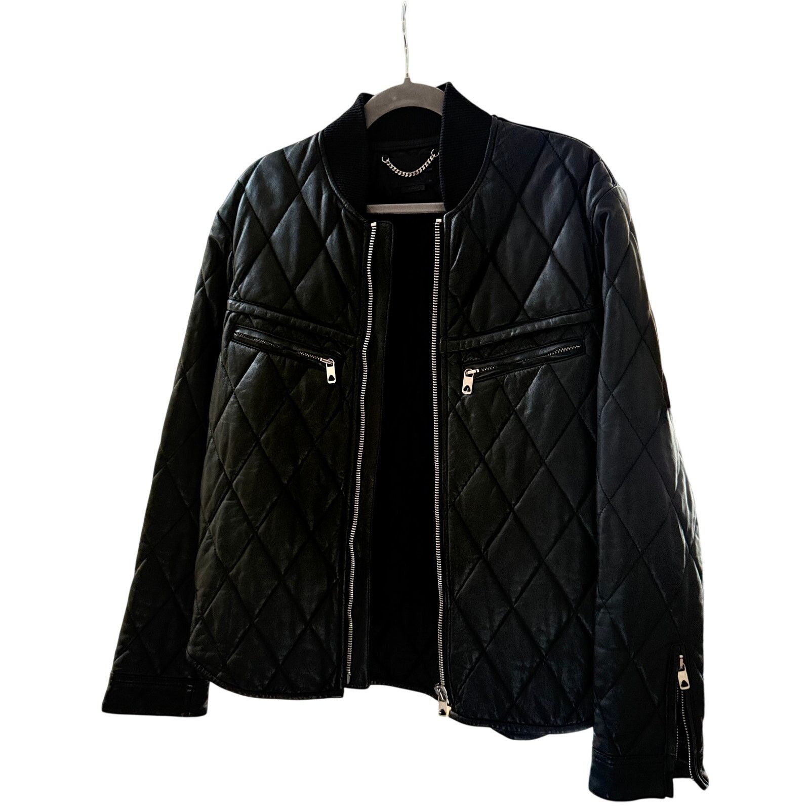 Diesel Black Gold Diesel Black Gold Quilted Leather Jacketf Size US M / EU 48-50 / 2 - 5 Thumbnail