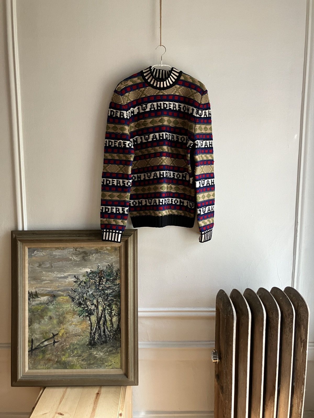 JW Anderson Fairisle Wool Intarsia Sweater Size US S / EU 44-46 / 1 - 1 Thumbnail