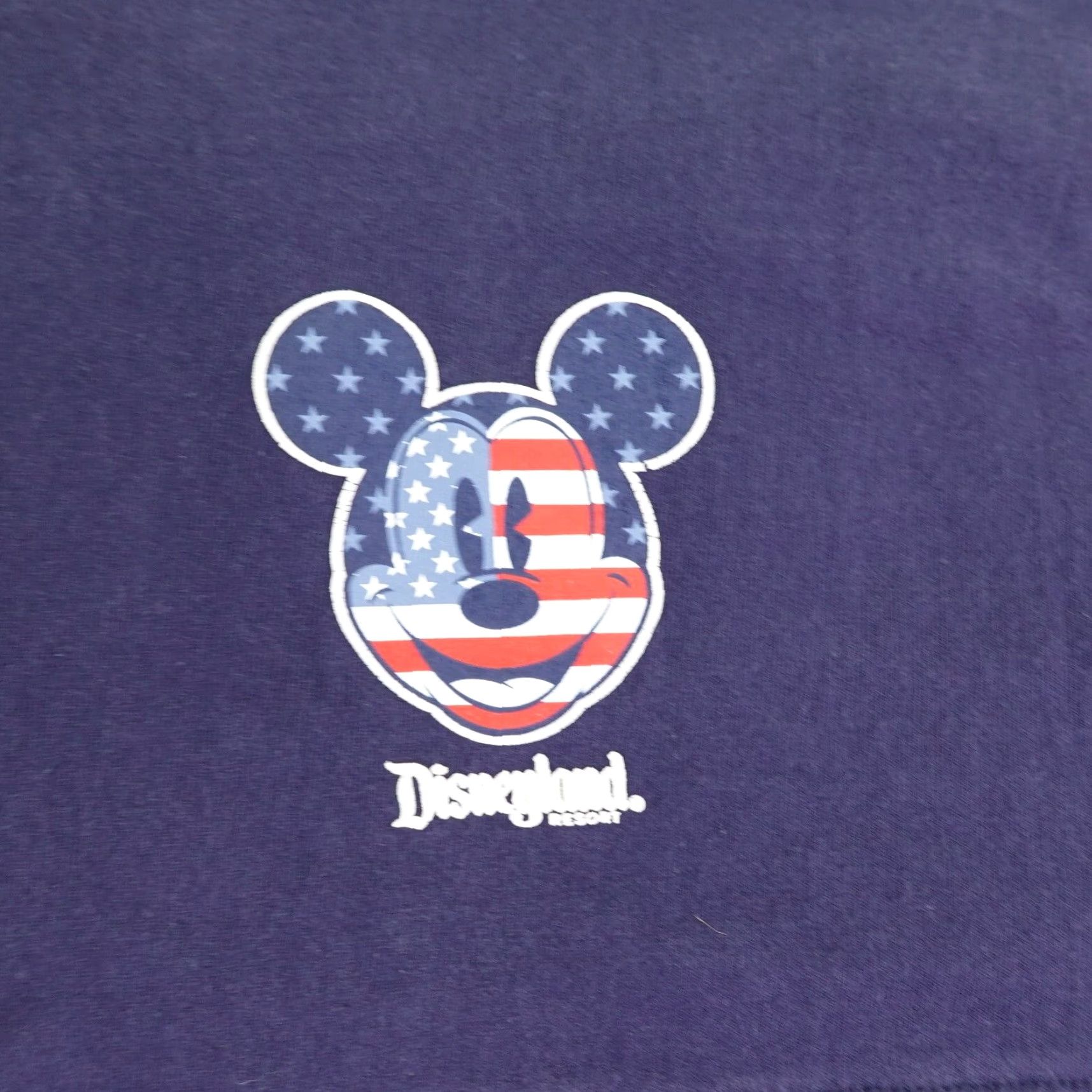 Disney VINTAGE Disney Mickey Mouse Spirit Jersey T-Shirt Men Medium Blue Red Patriotic USA Flag 90s Size US M / EU 48-50 / 2 - 3 Thumbnail