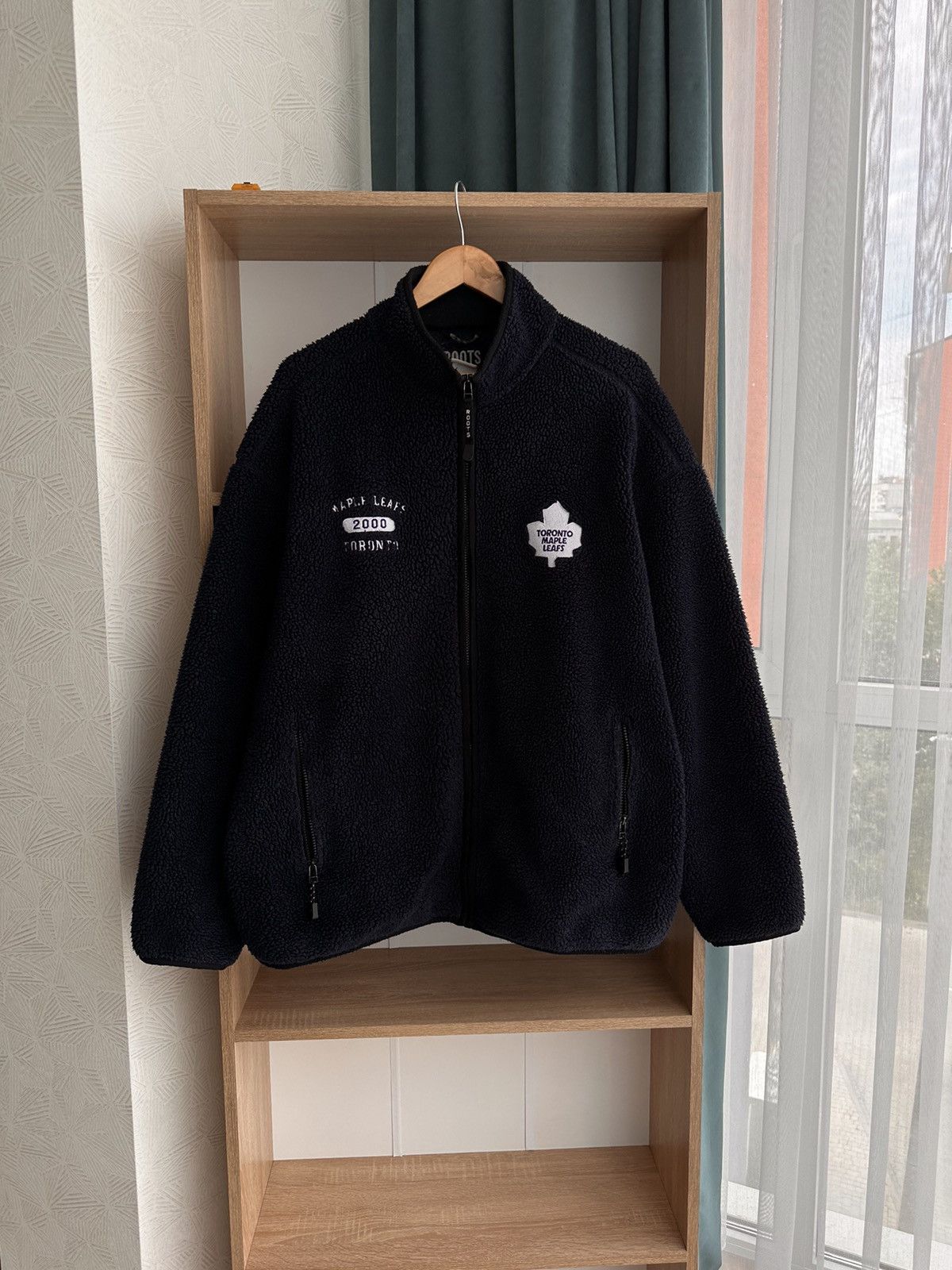 NHL × Vintage Vintage Toronto Maple Leafs NHL 2000 Sherpa Jacket Size US XL / EU 56 / 4 - 1 Thumbnail