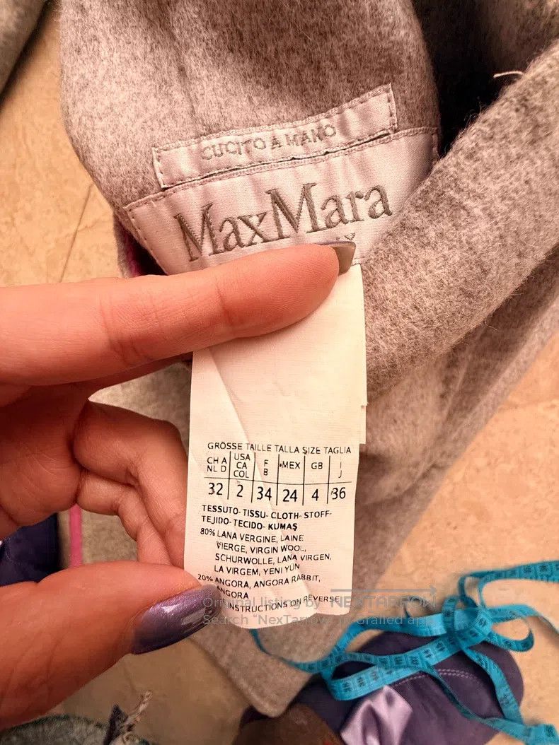 Max Mara Max Mara Coat Size XXS / US 00 / IT 34 - 4 Thumbnail