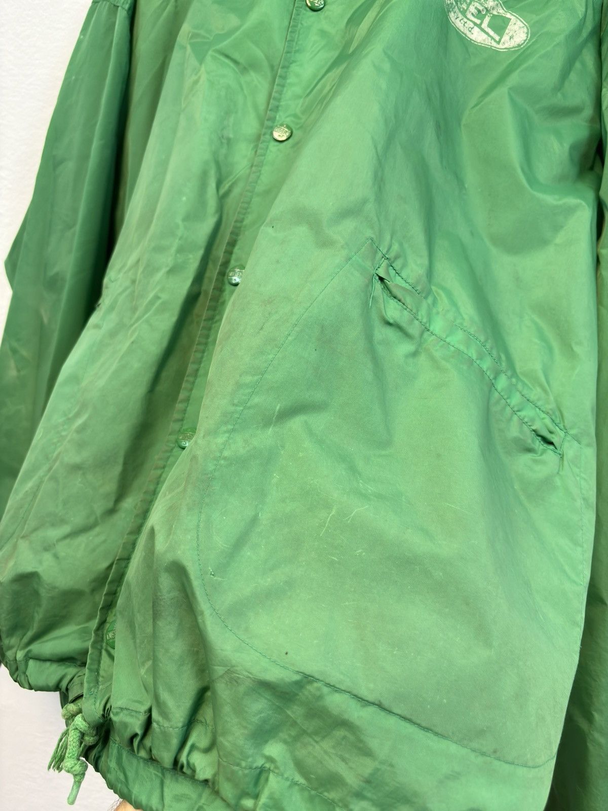 Diesel × Vintage DIESEL VTG Windbreaker Coach Logo Mens Green Nylon Jacket Size US XL / EU 56 / 4 - 8 Thumbnail