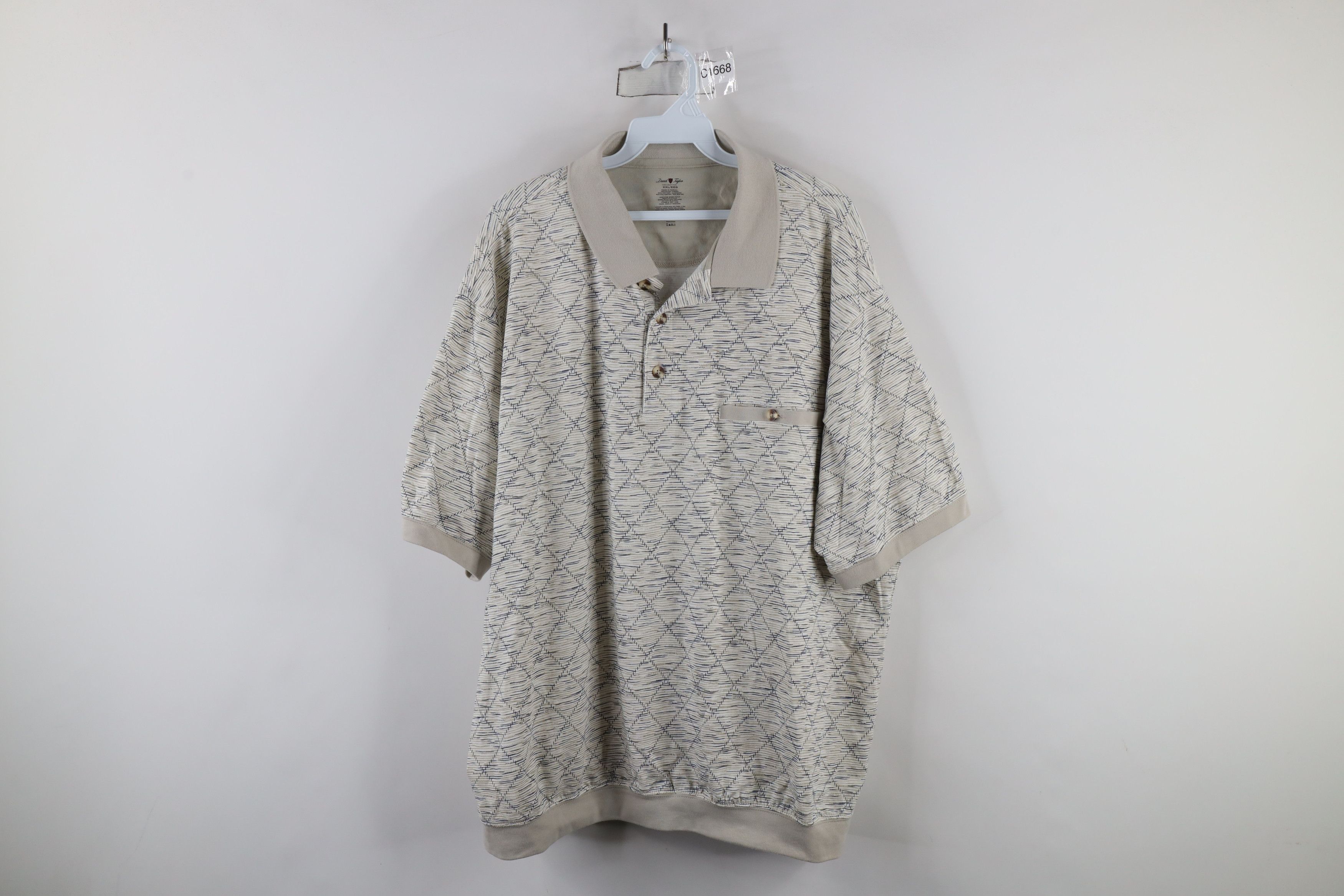 Vintage Vintage 90s Streetwear Cross Hatch Collared Pullover Polo Size US XXL / EU 58 / 5 - 1 Thumbnail