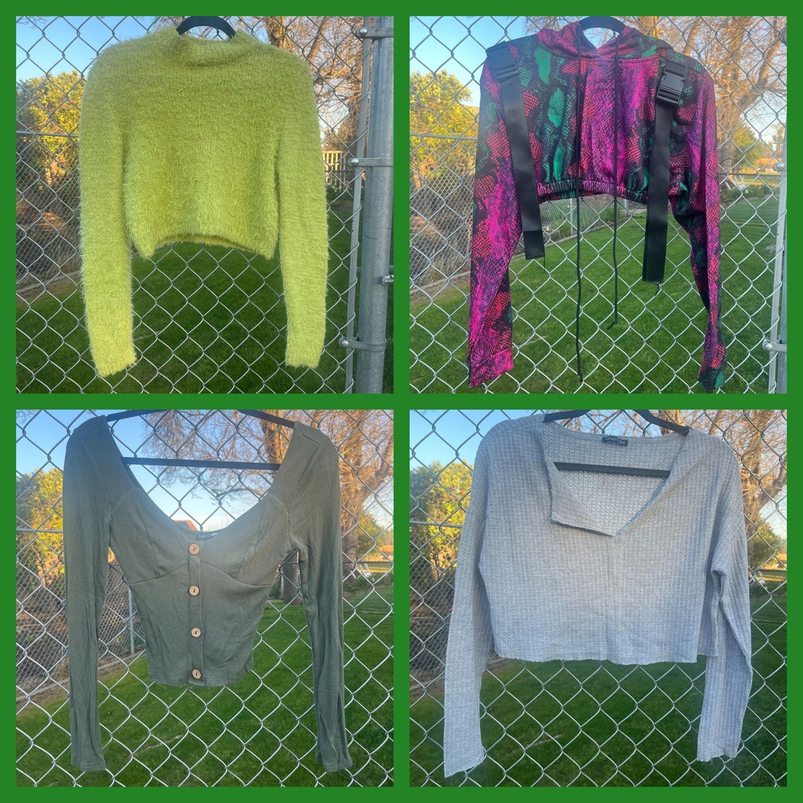 Forever 21 Long Sleeve Shirts 10 piece Bundle Small Medium Crop Top Size S / US 4 / IT 40 - 3 Thumbnail