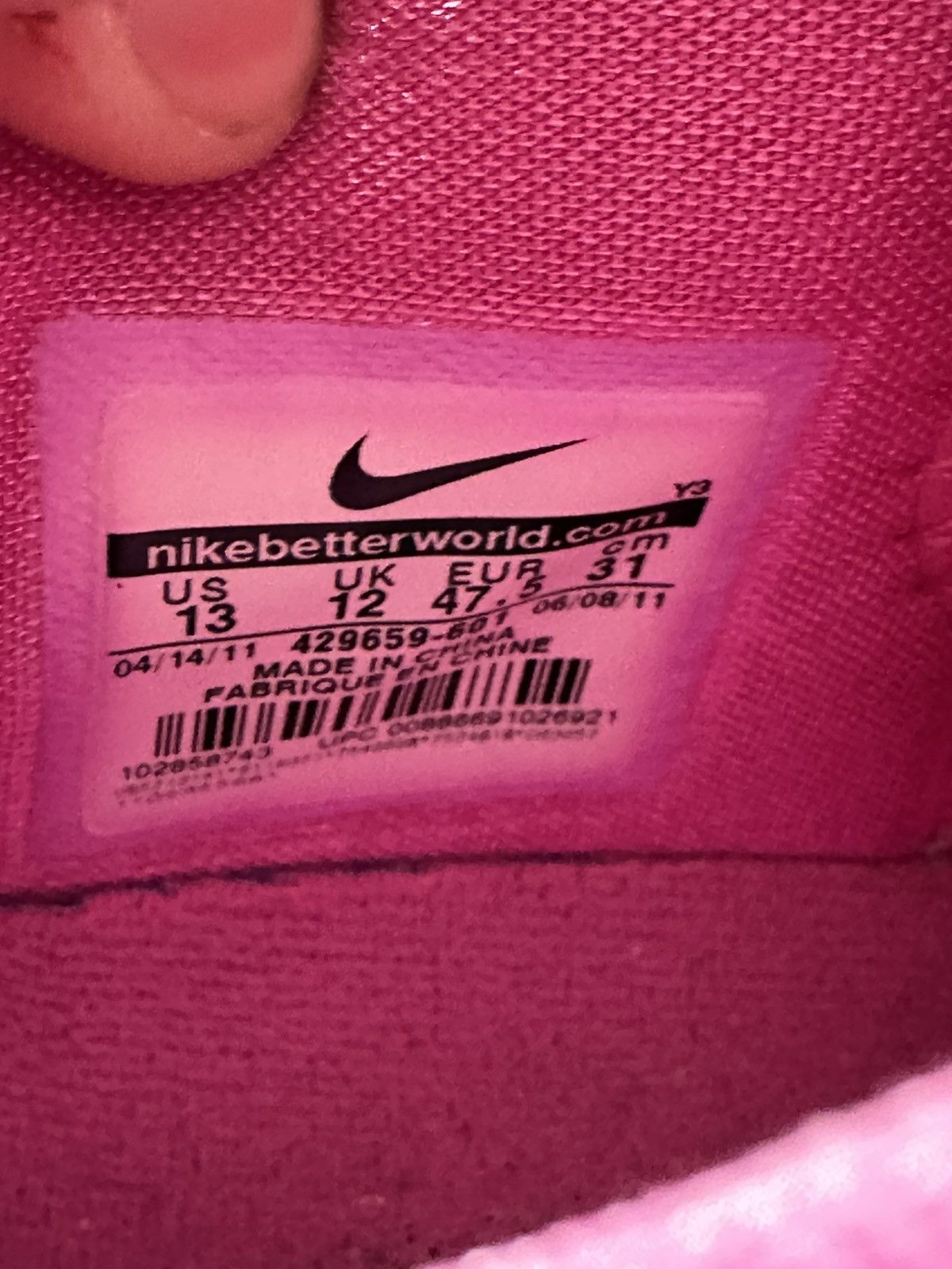 Nike Kobe 6 kay yow think pink Size US 13 / EU 46 - 5 Thumbnail