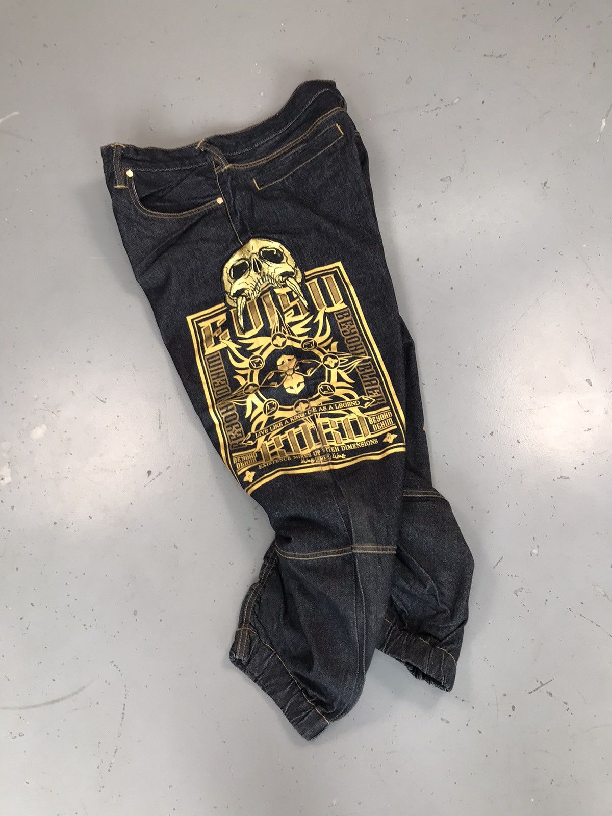 Evisu Rare vintage Evisu kuro Osaka stretchseem denim Size US 36 / EU 52 - 10 Thumbnail
