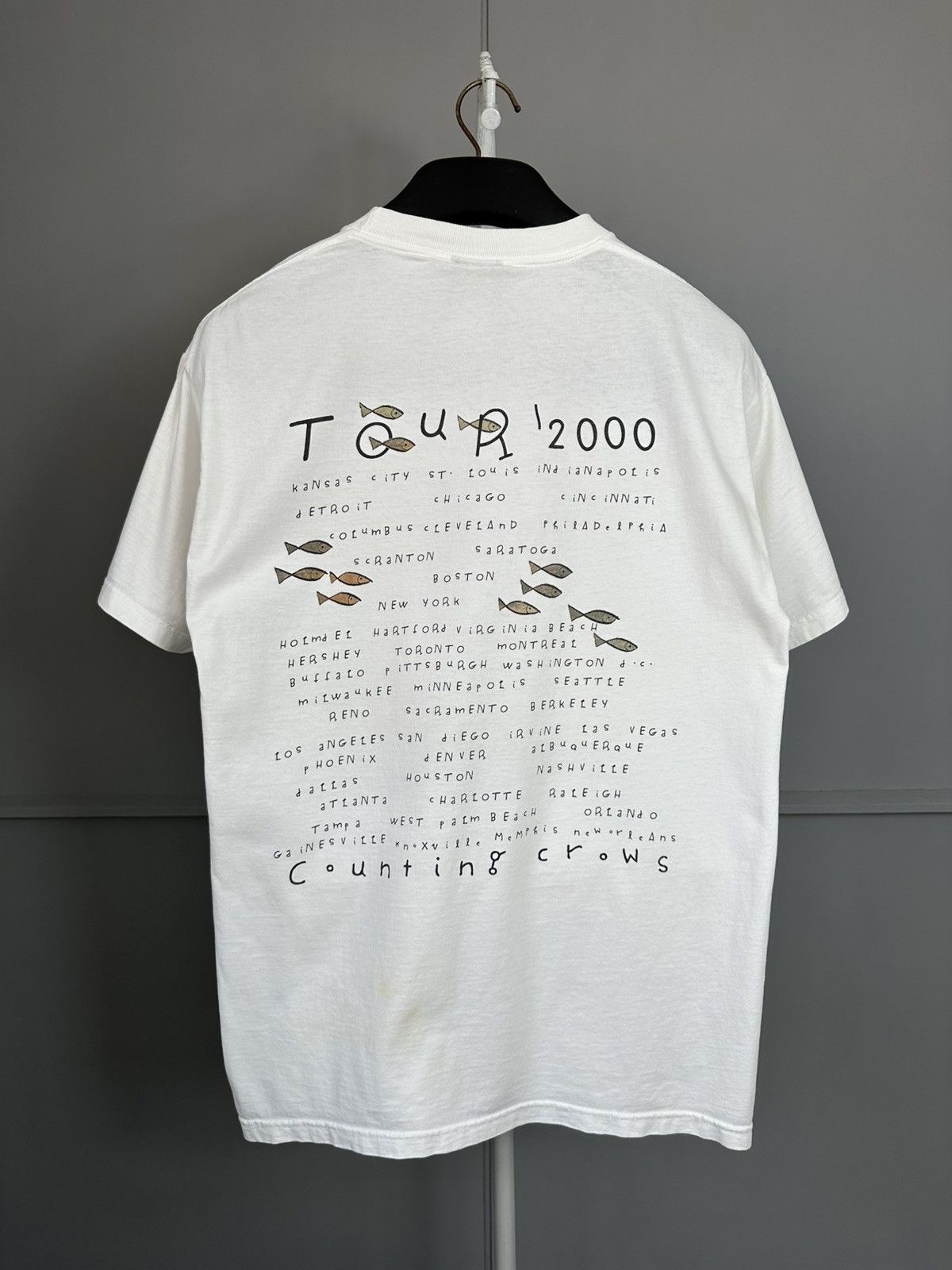 Vintage Vintage 1999 Counting Crows Band Tshirt Size US M / EU 48-50 / 2 - 6 Thumbnail