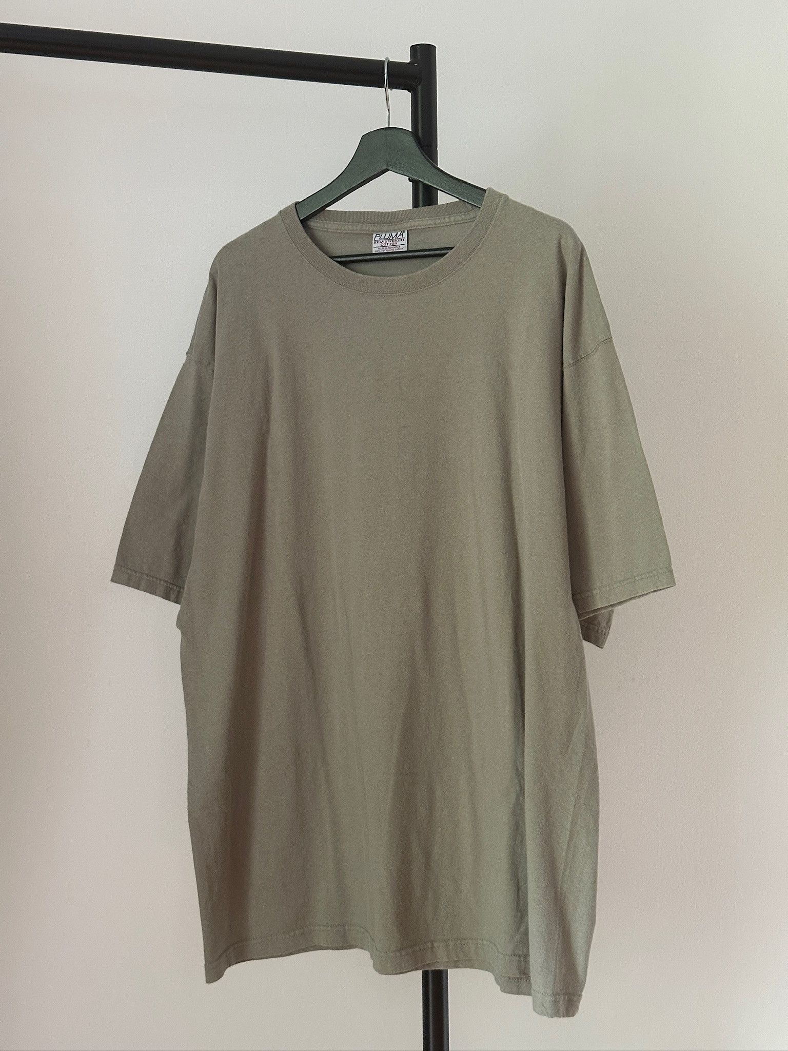 Vintage Vintage 90s Pluma Blank T-Shirt Size US XL / EU 56 / 4 - 1 Thumbnail
