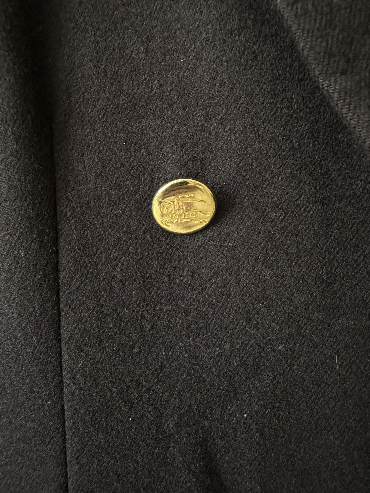 Other Vintage Burberrys Navy Wool Blazer Jacket Size XS / US 0-2 / IT 36-38 - 4 Thumbnail