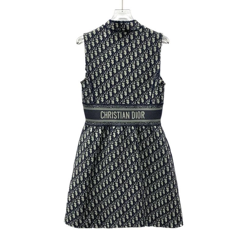 Dior Dior Color block logo jacquard full print half-zip sleevele Size XS / US 0-2 / IT 36-38 - 2 Thumbnail