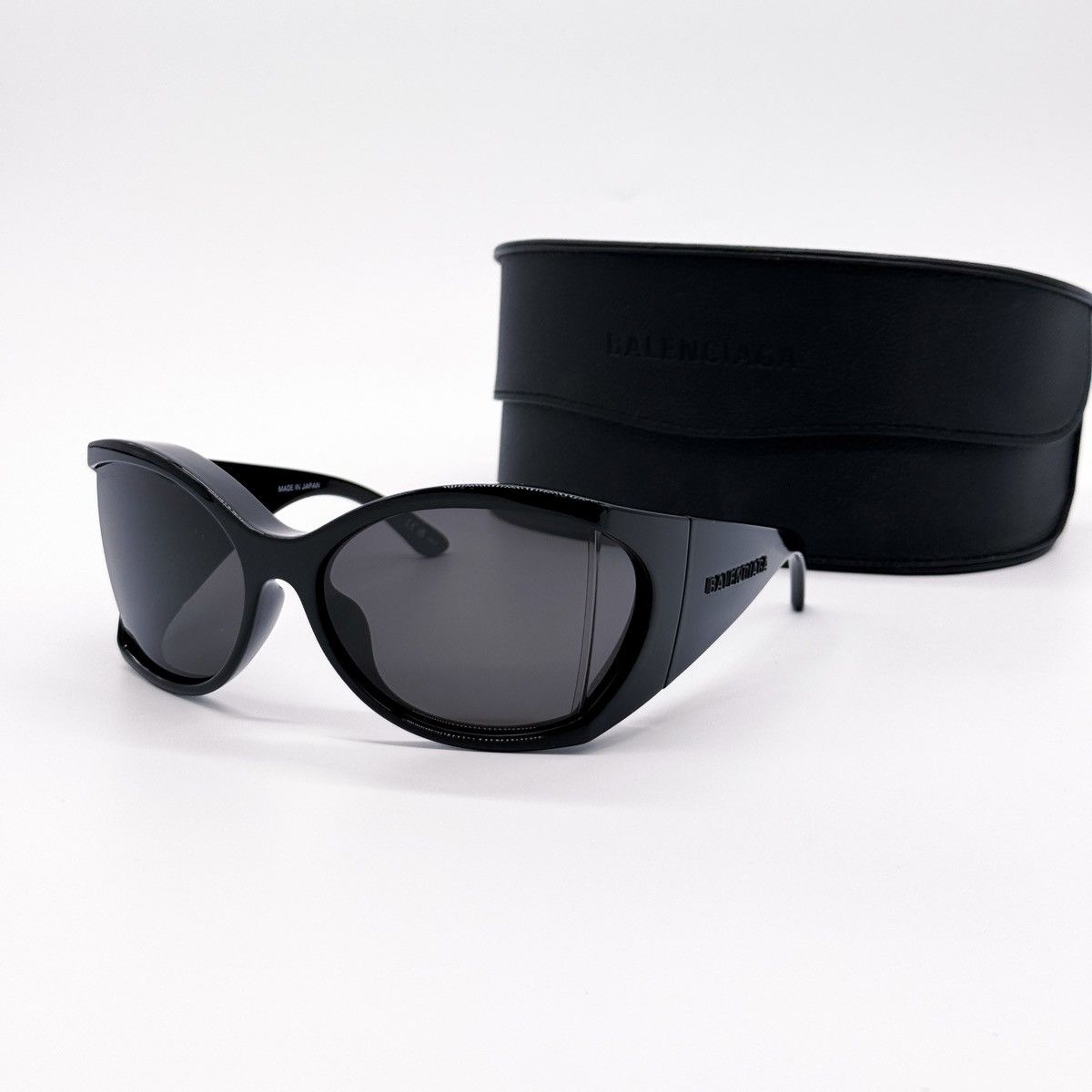 Balenciaga NEW BALENCIAGA BB0266S 001 Black/Grey Unisex