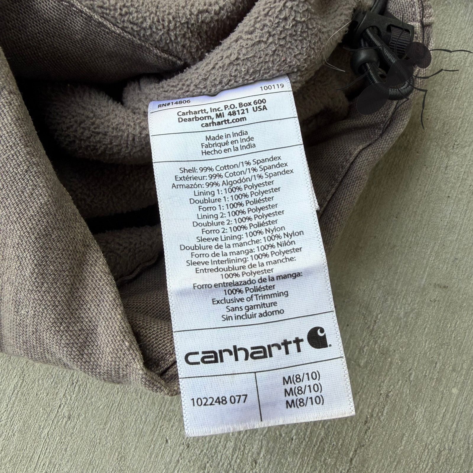 Carhartt × Vintage Carhartt WOMENS full swing gray zip up work wear jacket Size US M / EU 48-50 / 2 - 5 Thumbnail