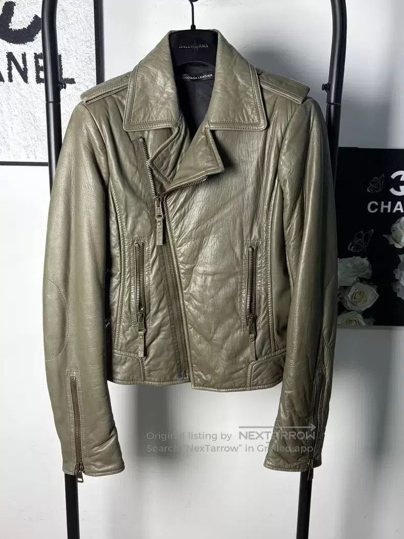 Balenciaga Balenciaga Leather Jacket Size US XS / EU 42 / 0 - 1 Thumbnail