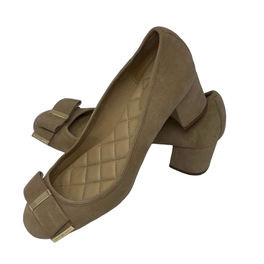 Michael Kors MICHAEL KORS-Kiera Suede Block Heels Size US 6 / IT 36 - 9 Thumbnail