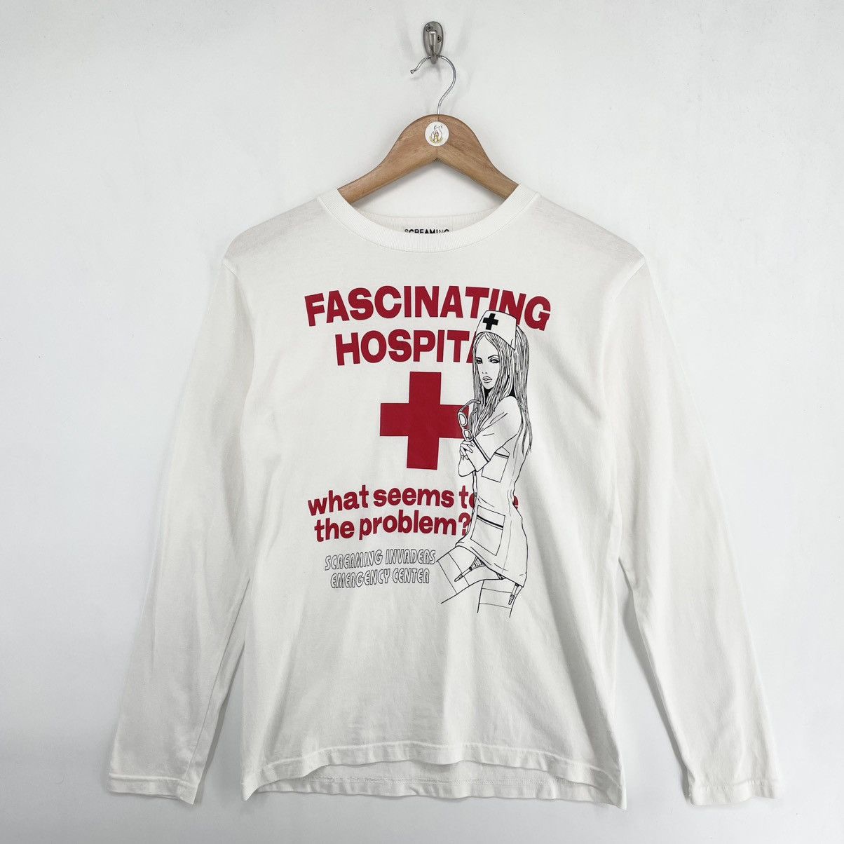 Japanese Brand Screaming Invaders Y2K Longsleeve Tee Size S / US 4 / IT 40 - 1 Thumbnail
