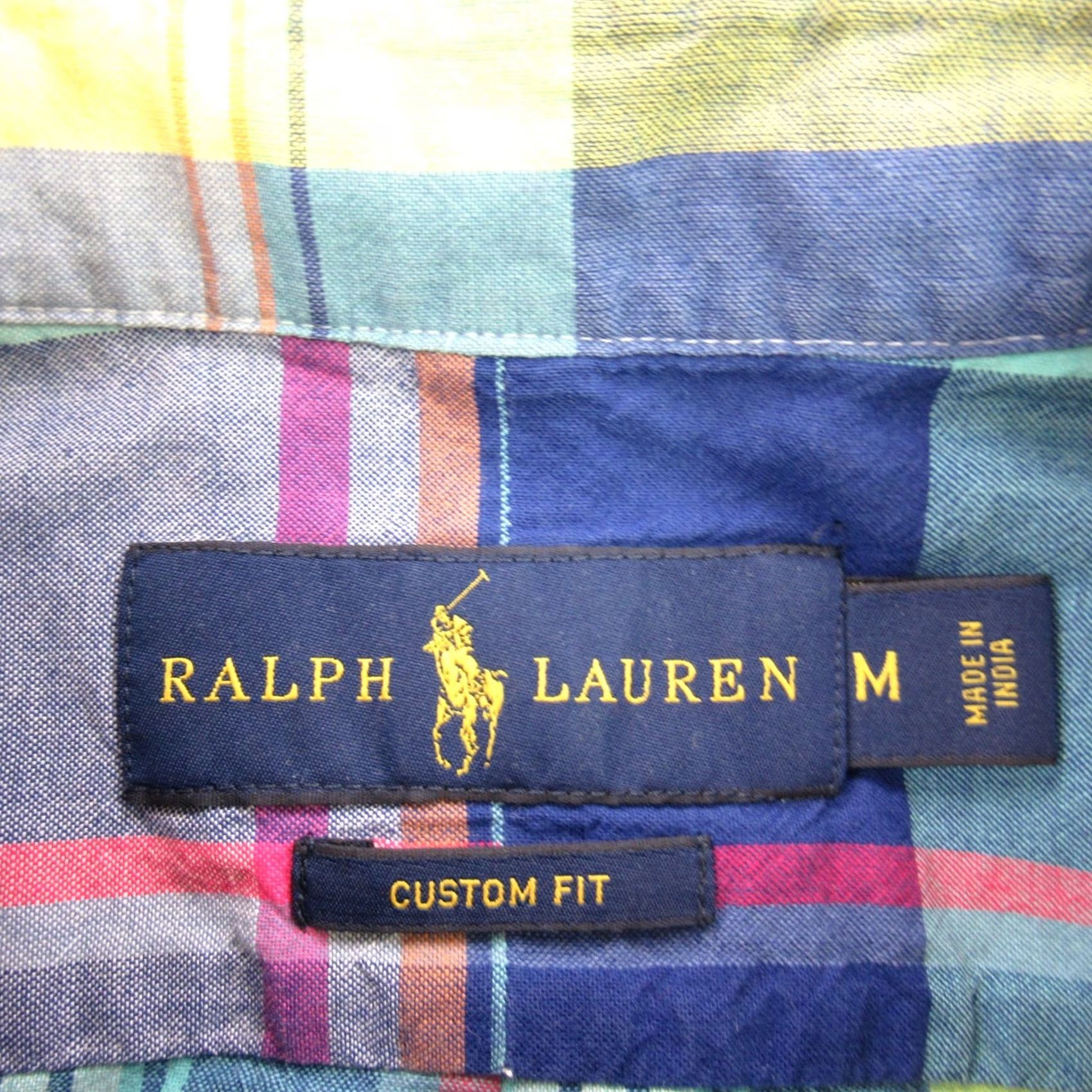 Polo Ralph Lauren Ralph Lauren Shirt Mens Medium Casual Plaid Button Front Short Sleeve Custom Fit Size US M / EU 48-50 / 2 - 4 Thumbnail