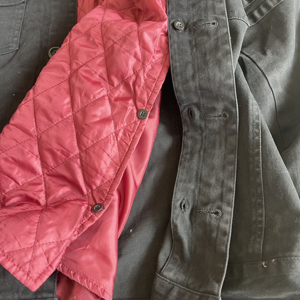 If Six Was Nine Vanana Gold Label Fur Collar Quilted Liner Trucker Jacket Size US M / EU 48-50 / 2 - 6 Thumbnail