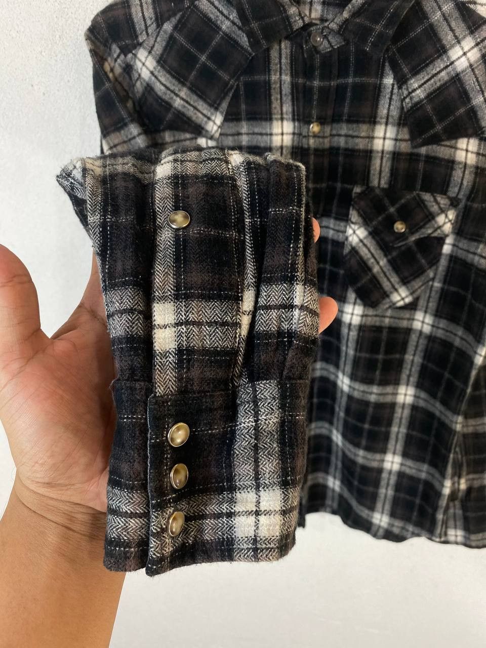Japanese Brand oilcake japanese brands western shadow plaid shirt Size US M / EU 48-50 / 2 - 4 Thumbnail