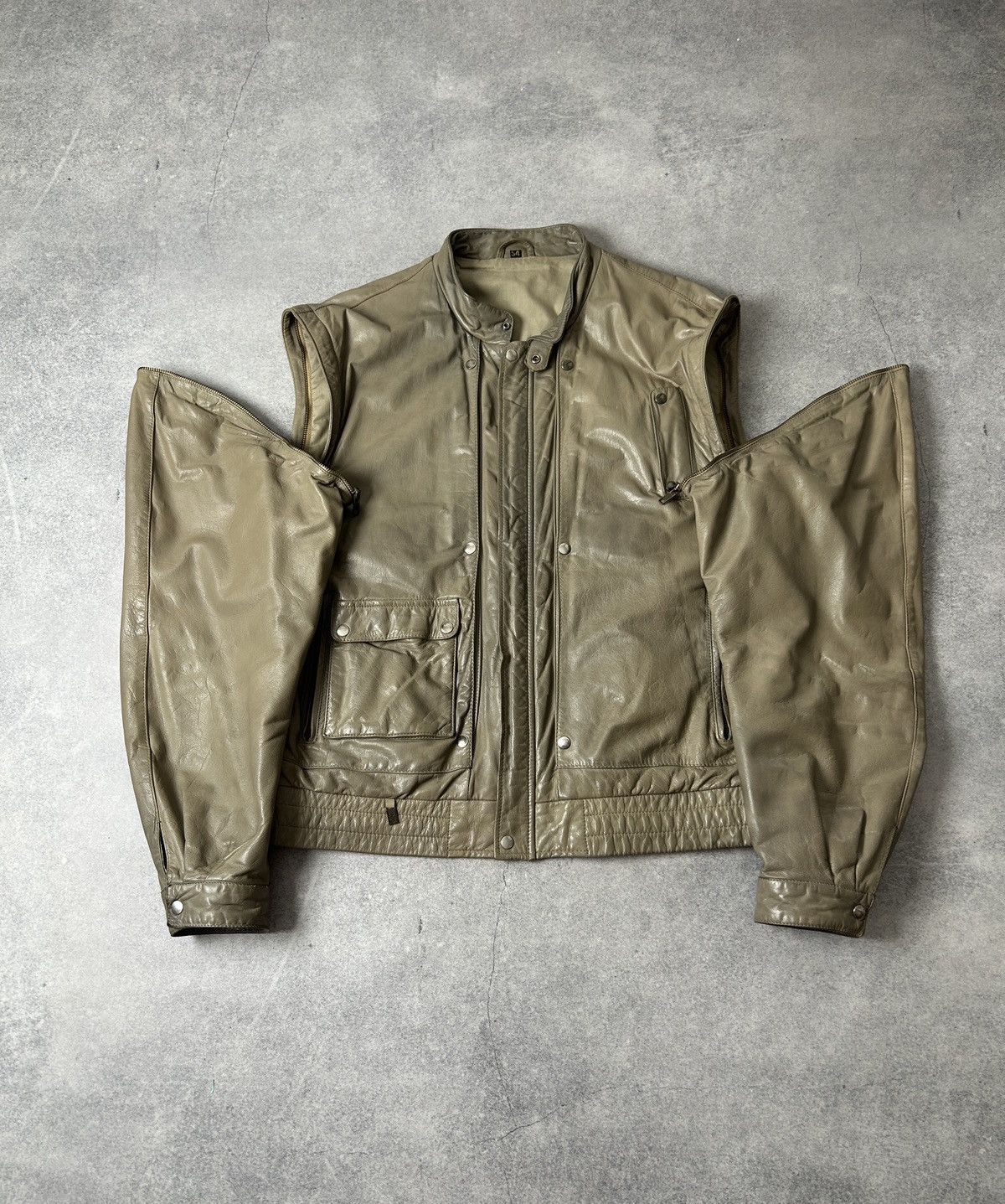 Vintage 1on2 Transformers Leather jacket mens
