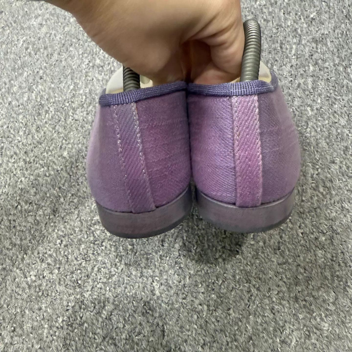 Chanel Chanel Purple Denim Ballet Flats Unused 36 Size US 5.5 / IT 35.5 - 3 Thumbnail