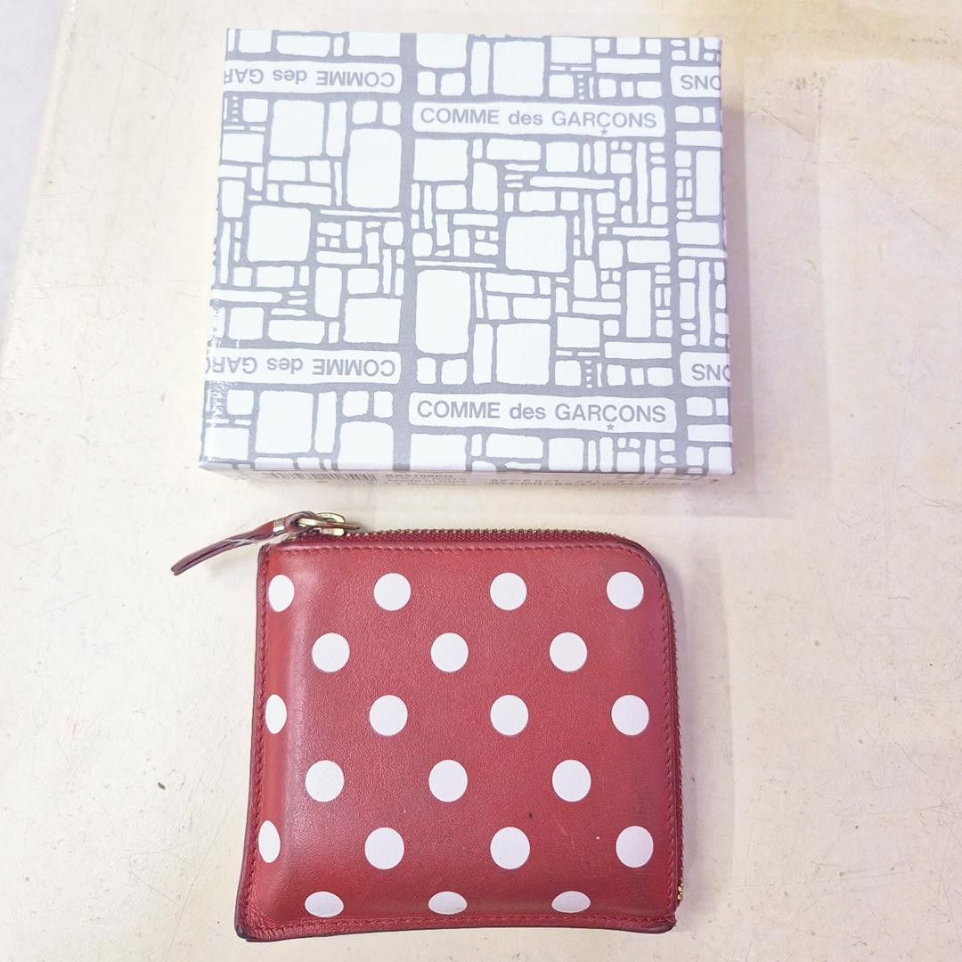 Comme des Garcons CDG Polka Dot Red Coin Purse Size ONE SIZE - 3 Thumbnail