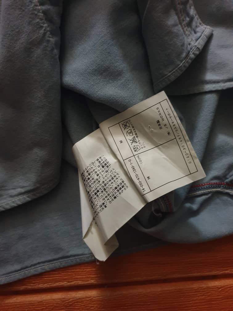 Journal Standard Journal Standard Salvedge Japanese Brand Chambray Shirt Size US M / EU 48-50 / 2 - 4 Thumbnail