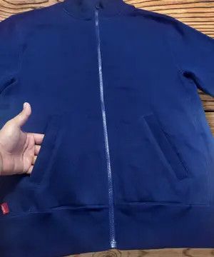 Levi's Levi's Red Tab Full-Zip Knit Jacket Navy Blue Size US L / EU 52-54 / 3 - 3 Thumbnail