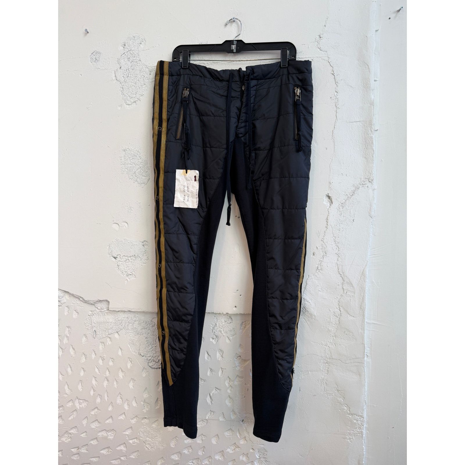 Greg Lauren Greg Lauren SAMPLE Black Puffy Royal Pant Size US 34 / EU 50 - 1 Thumbnail