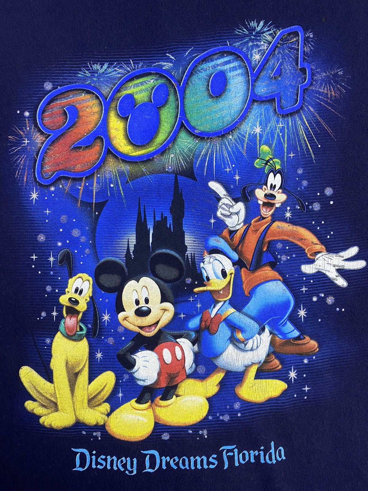 Disney Vintage Mickey Mouse Disney 2004 Dreams Florida Tee Size US L / EU 52-54 / 3 - 6 Thumbnail