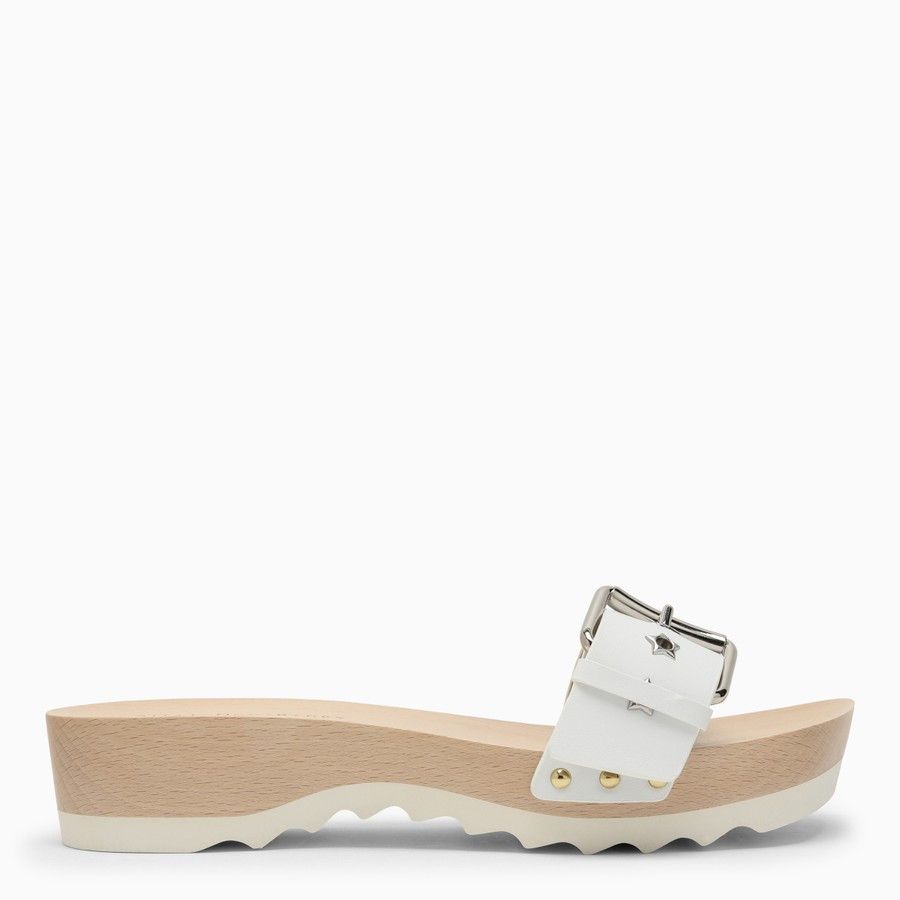 Stella McCartney o1d2blof1024 Mules & Flip-Flops In White Size US 9 / IT 39 - 2 Thumbnail