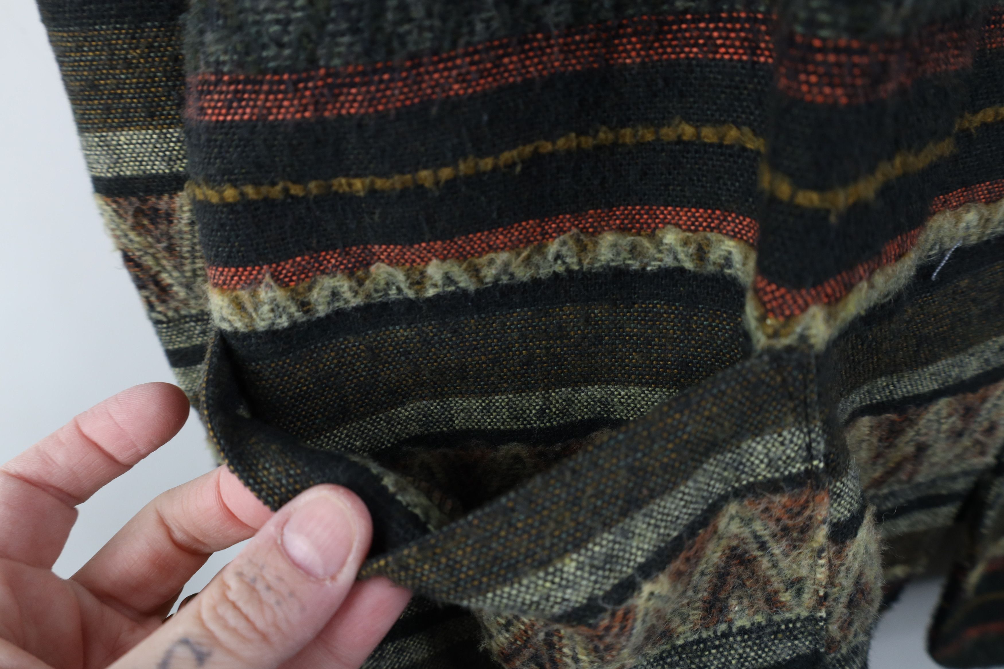 Vintage Vintage 90s Streetwear Tone Knit Suit Coat Blazer Jacket Size L / US 10 / IT 46 - 5 Thumbnail
