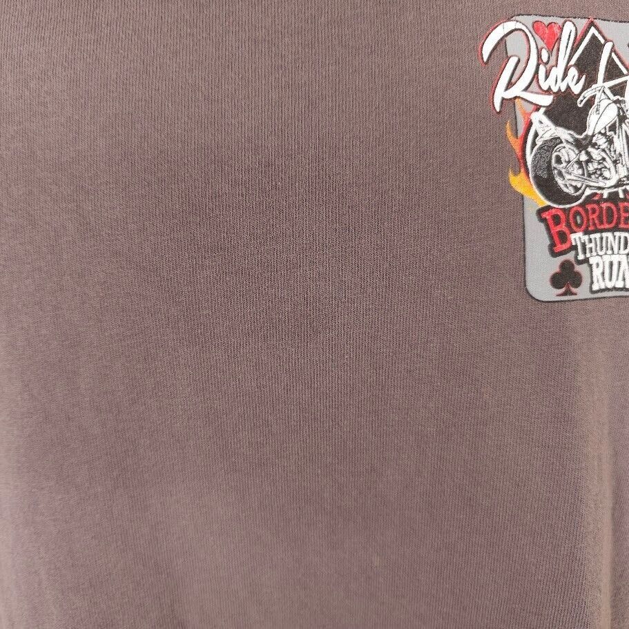 Delta Bordello Thunder Run T Shirt Mens Size Large Brown 2017 Ride Size US L / EU 52-54 / 3 - 5 Thumbnail