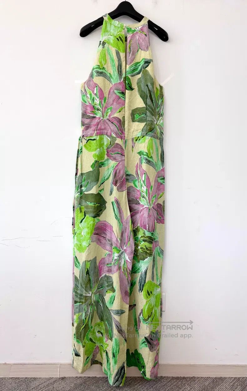 Dries Van Noten Dries Van Noten SIZE:36 Printed Wide-leg Jumpsuit Size S / US 4 / IT 40 - 2 Thumbnail