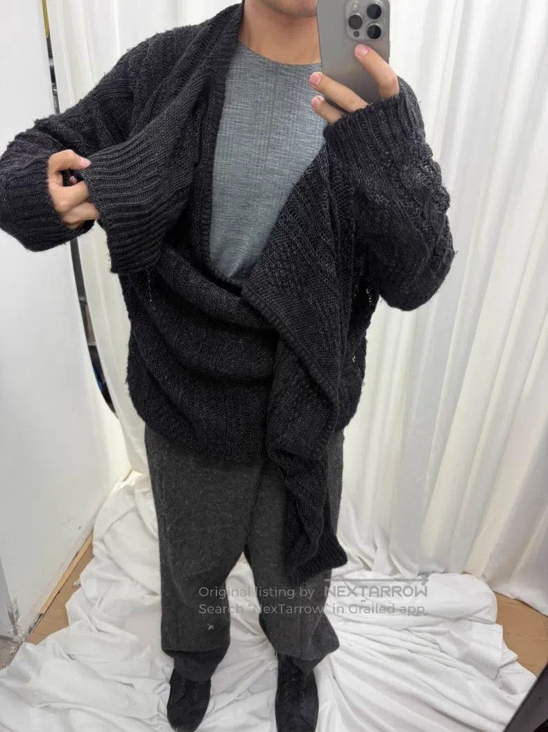 Yohji Yamamoto YOHJI YAMAMOTO Deconstructed knit sweater Size US S / EU 44-46 / 1 - 5 Thumbnail