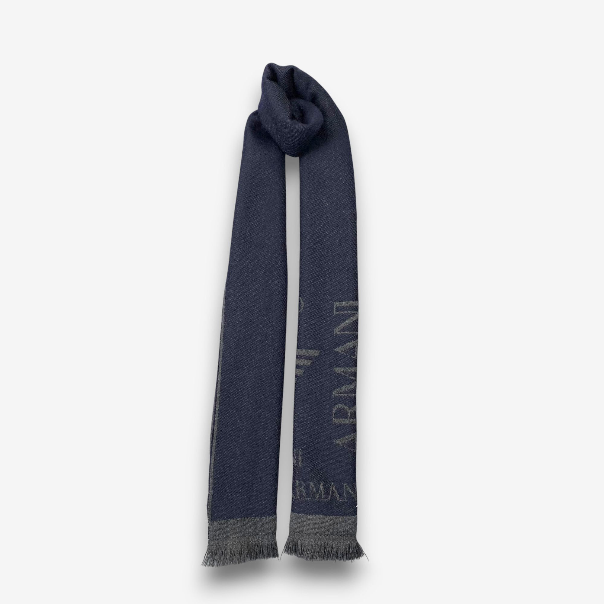 Emporio Armani Vintage Emporio Armani Scarf Muffler Wool Winter Scarves Size ONE SIZE - 1 Thumbnail