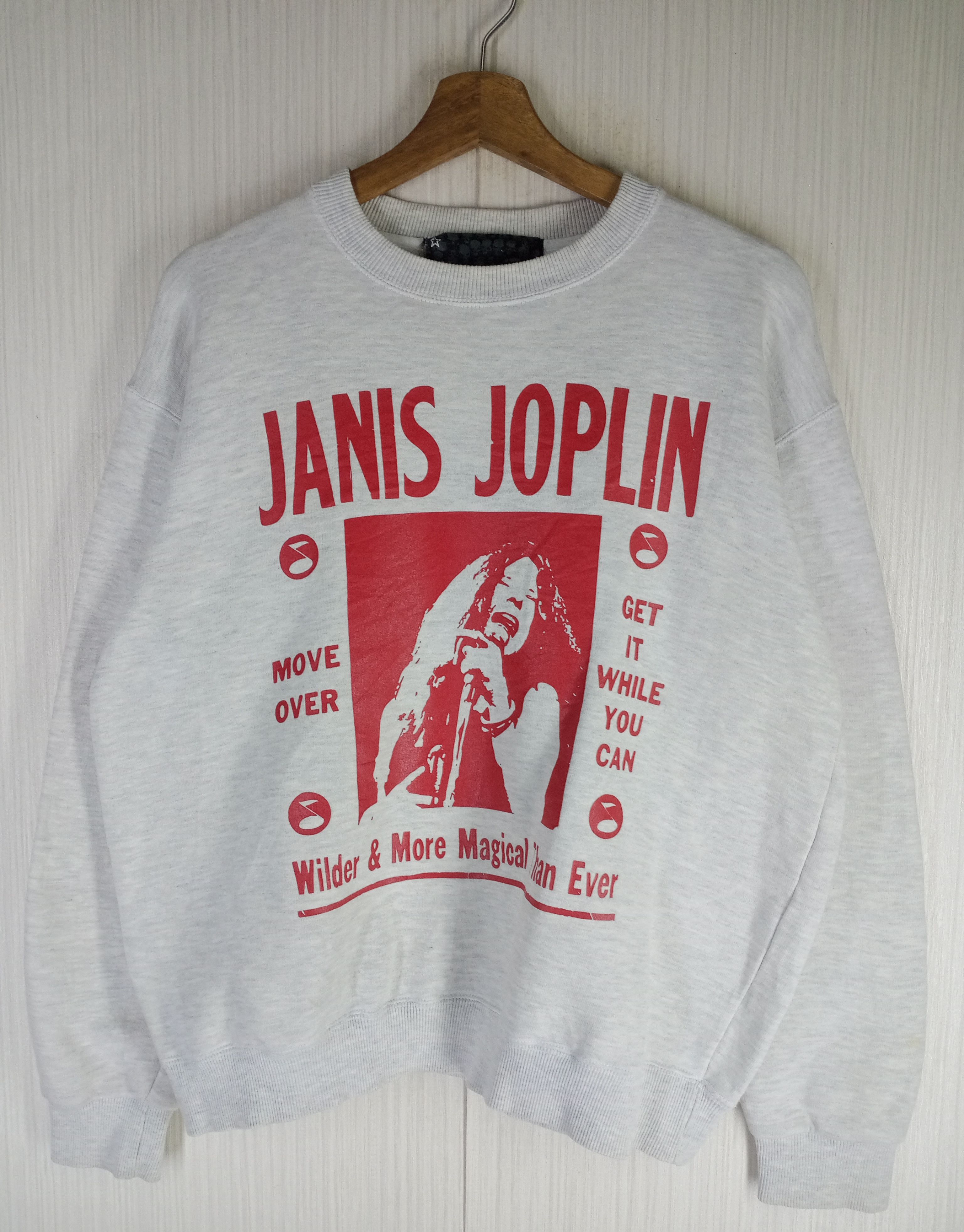 Band Tees Rare Vintage Janis Joplin Crewneck Sweatshirt Size US M / EU 48-50 / 2 - 1 Thumbnail