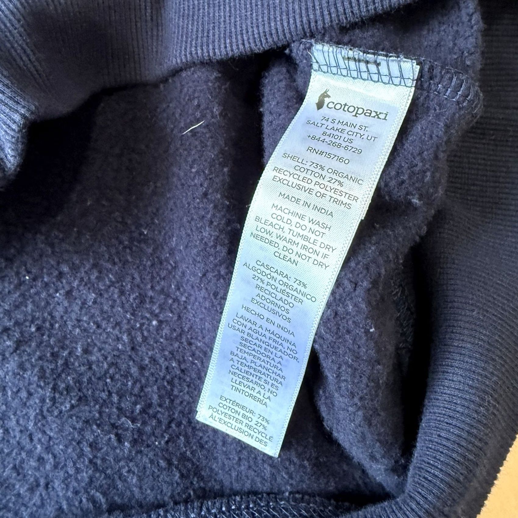 Cotopaxi Cotopaxi Jacket XL Navy Full Zip Hooded Cotton Outerwear Utah Cardigan? Size US XL / EU 56 / 4 - 6 Thumbnail