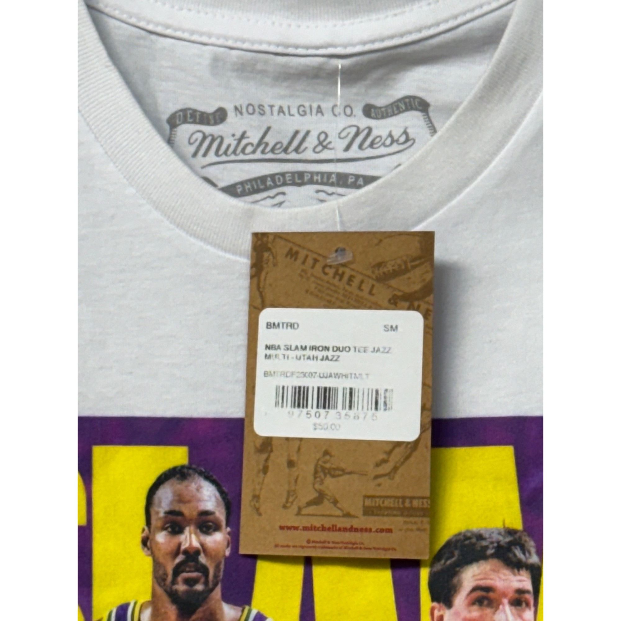 Mitchell & Ness Mitchell & Ness NBA Slam Iron Duo Tee Jazz Multi, Utah Jazz, Size US S / EU 44-46 / 1 - 8 Thumbnail