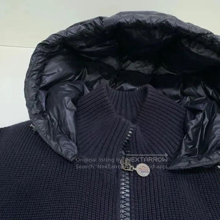 Moncler Moncler Small Logo Knit Spliced Jacket. Size US L / EU 52-54 / 3 - 9 Thumbnail