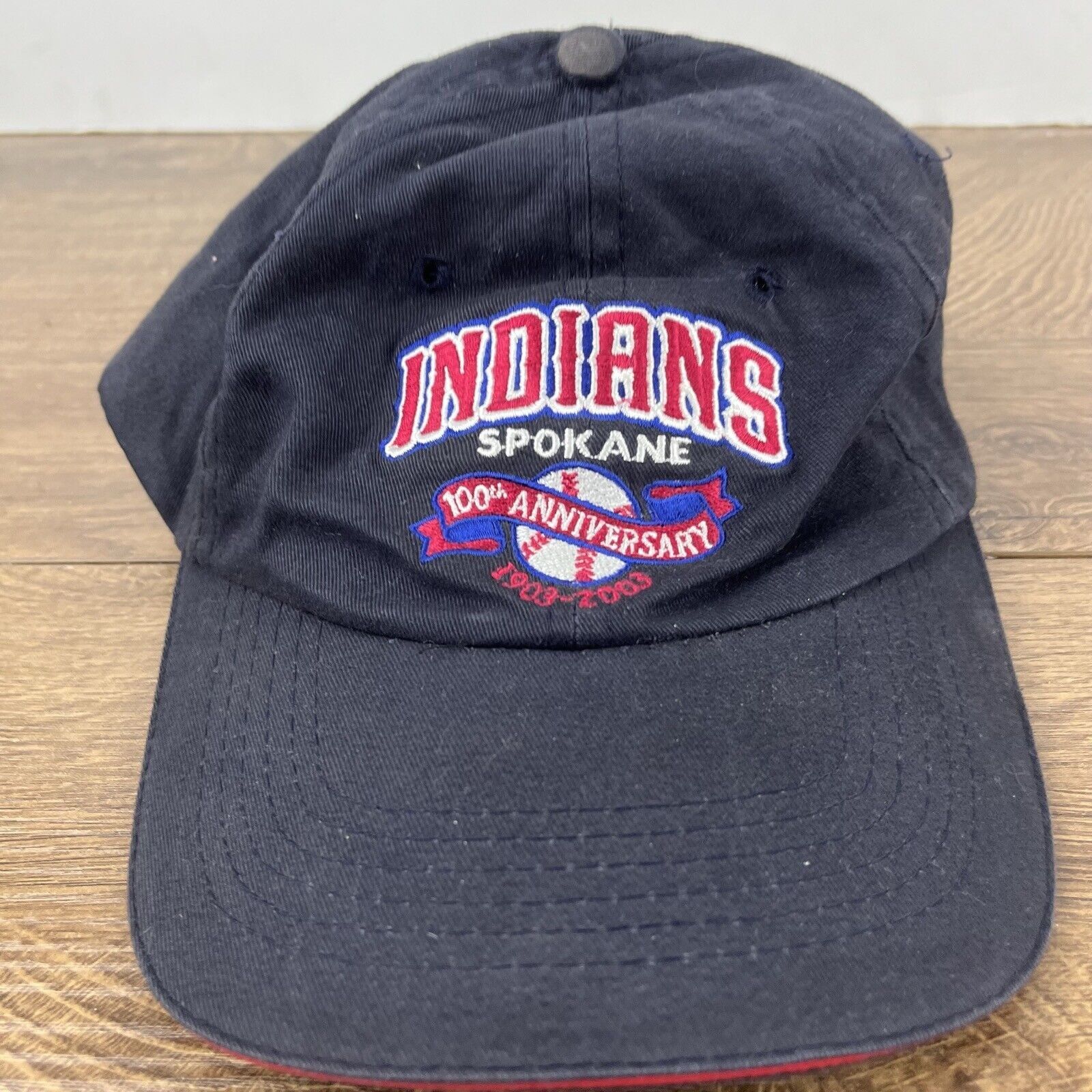 Other Spokane Indians Hat Spokane Indians Blue Hat Adjustable Blue Size ONE SIZE - 7 Thumbnail