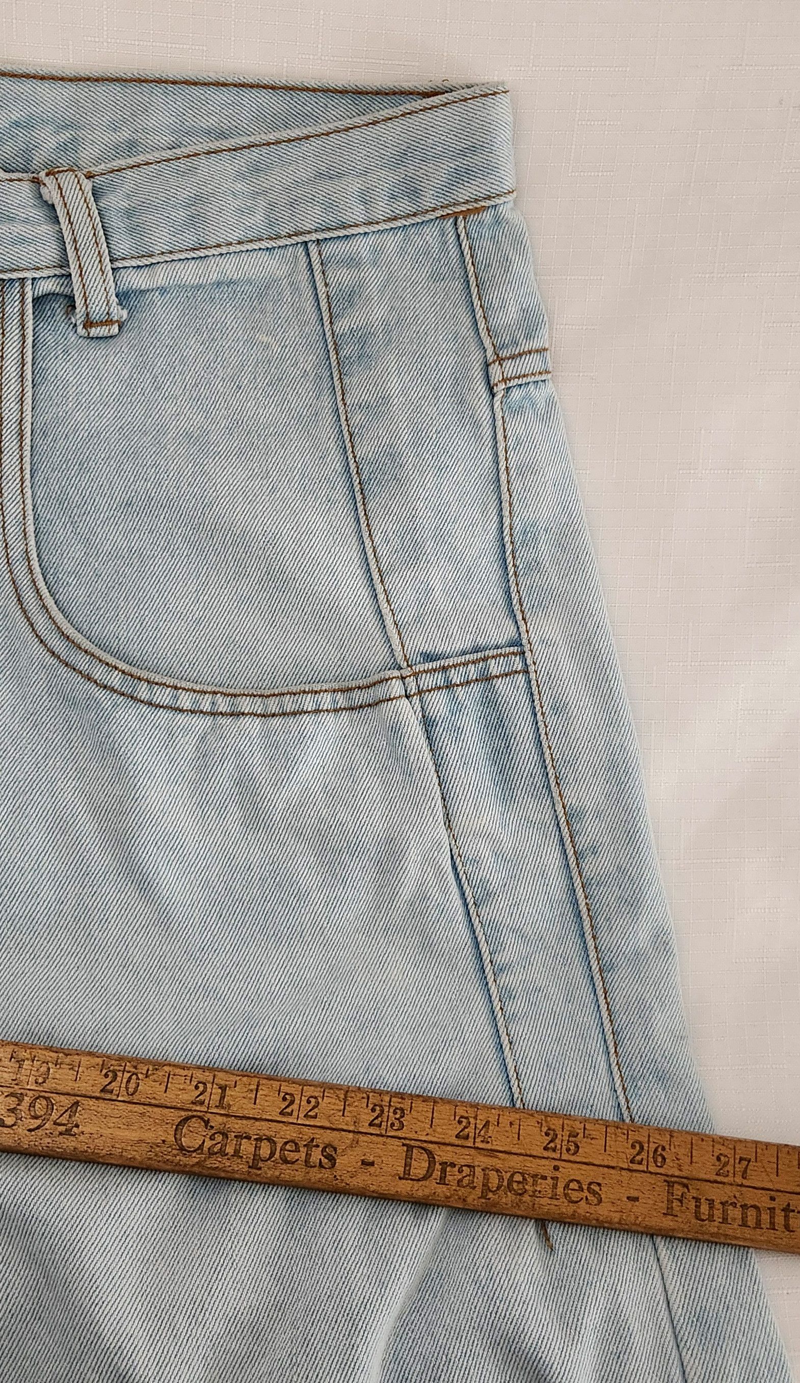 Guess × Vintage Vtg 80 90's Guess Jeans Light blue Wash RETRO Streetwear 40 Size US 40 / EU 56 - 11 Thumbnail