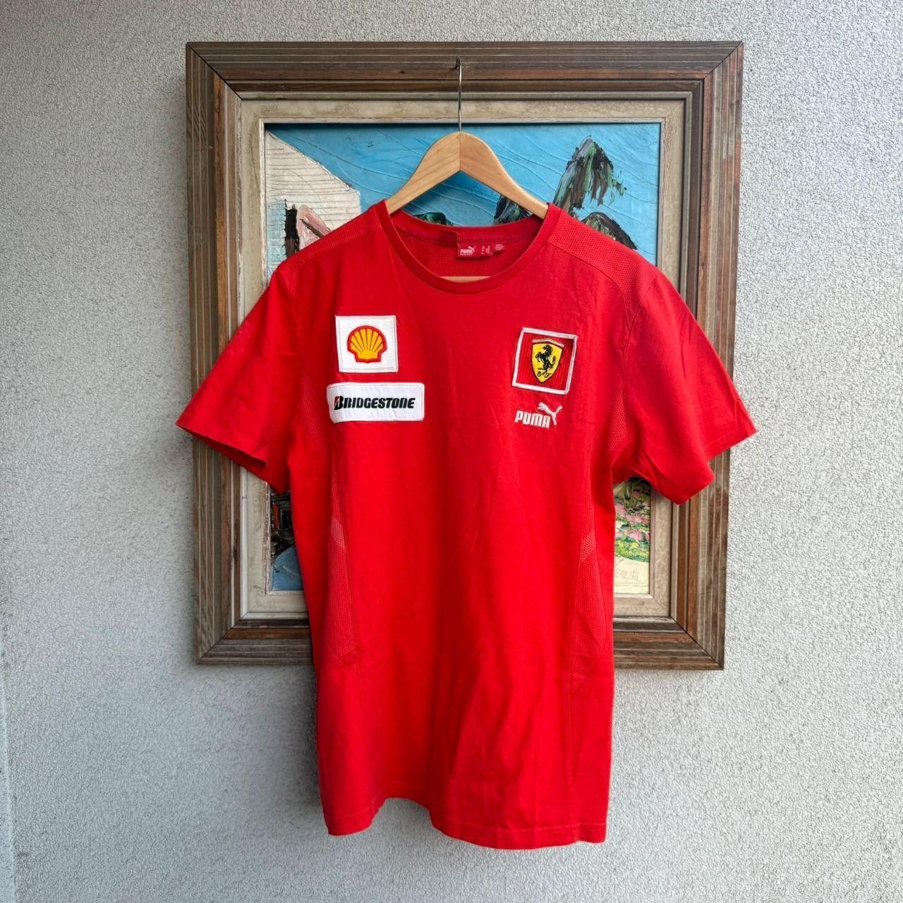 Vintage Ferrari T shirt Racing f1 puma red Size US M / EU 48-50 / 2 - 1 Thumbnail