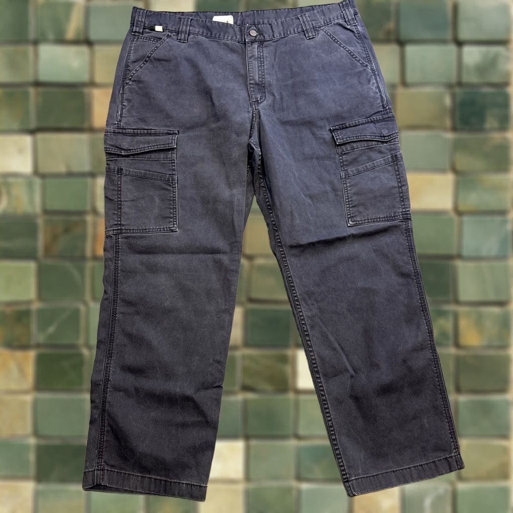 Carhartt Carhartt FR Cargo Pants 104205-126 Men’s 40 X 30 Navy Blue Cargo Pants Mens 40 Inseam 30 Blue Size US 40 / EU 56 - 1 Thumbnail
