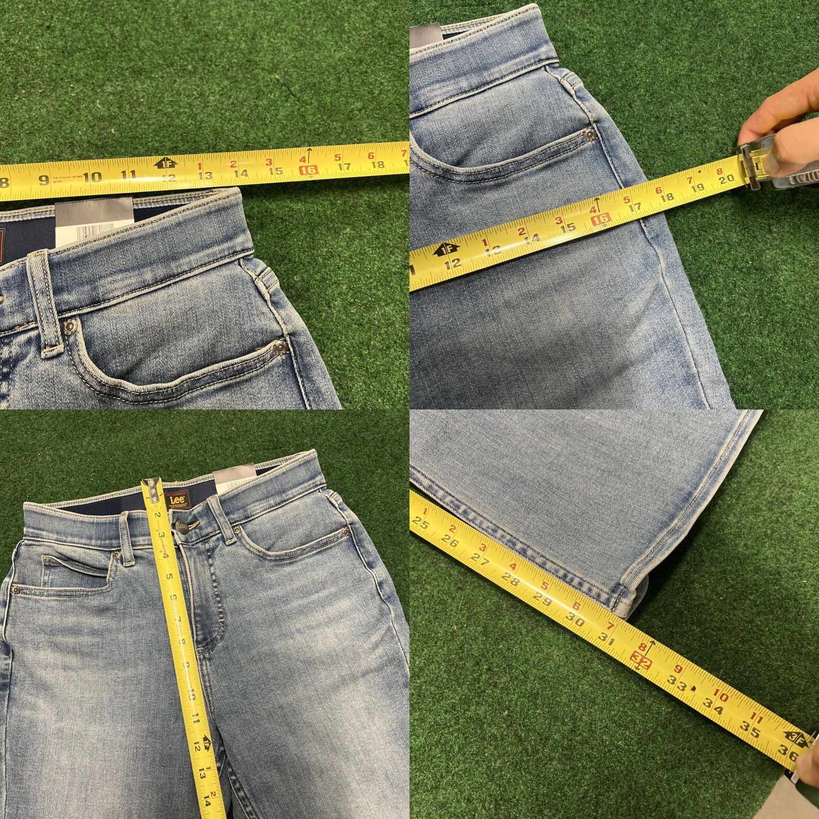 Lee NEW Lee Women Size 6 M Regular Fit Mid Rise Paradise Dream Blue Jeans Size 28" / US 6 / IT 42 - 8 Thumbnail