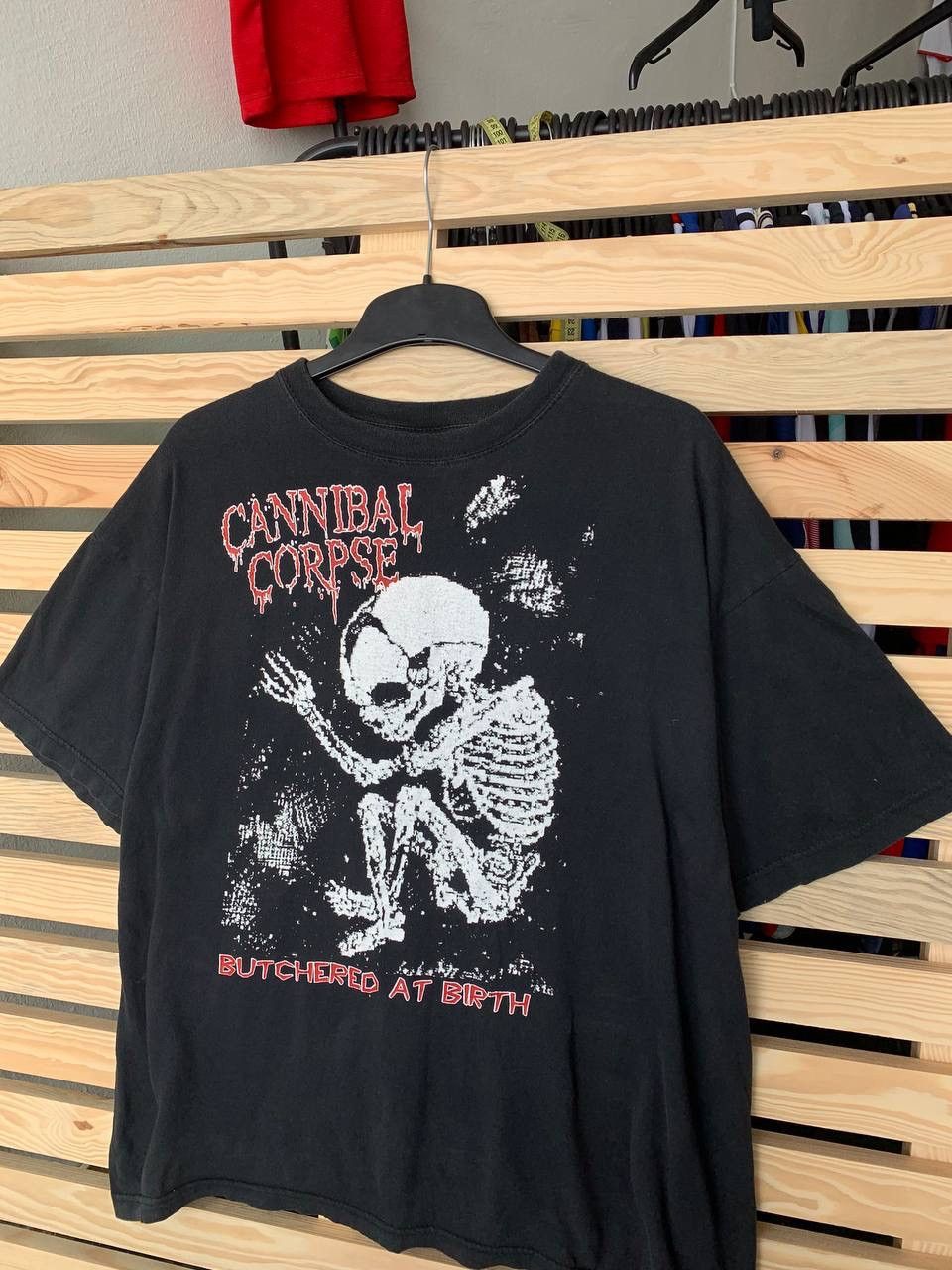 Band Tees × Vintage 90s Cannibal Corpse Butchered at Birth Embroidered Bootleg Size US M / EU 48-50 / 2 - 4 Thumbnail