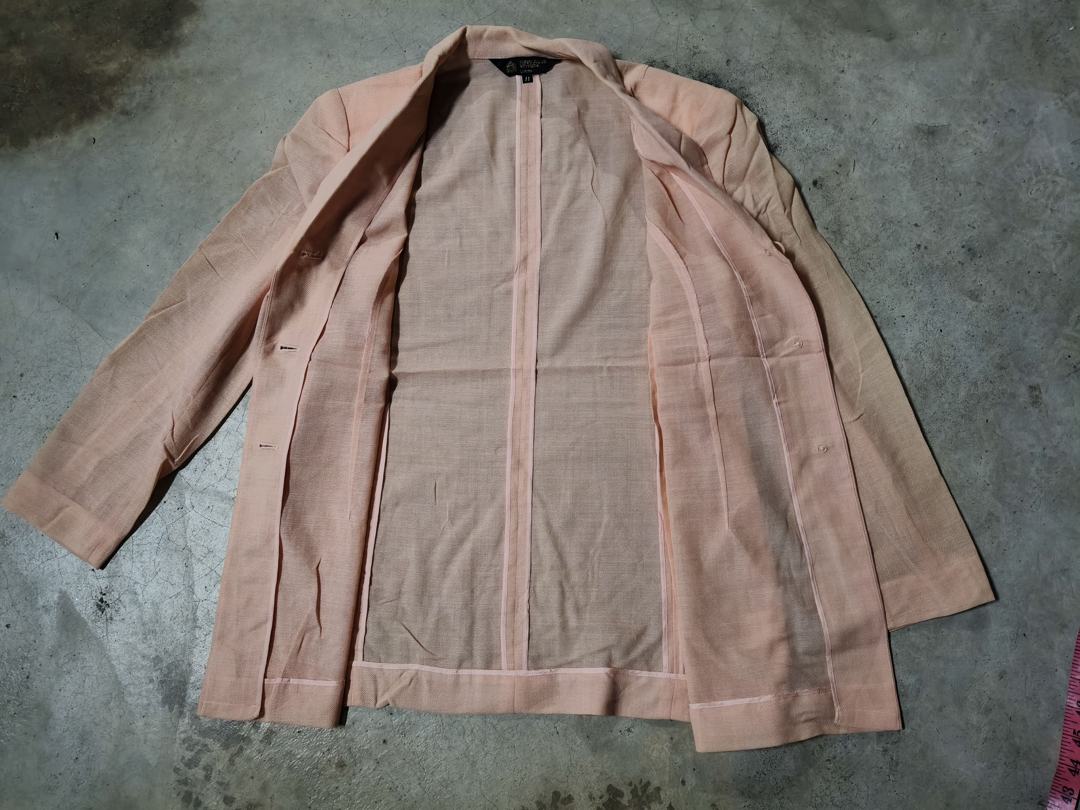 Designer × Hardy Amies × Vintage Hardy Amies See Through Blazer's Size M / US 6-8 / IT 42-44 - 5 Thumbnail