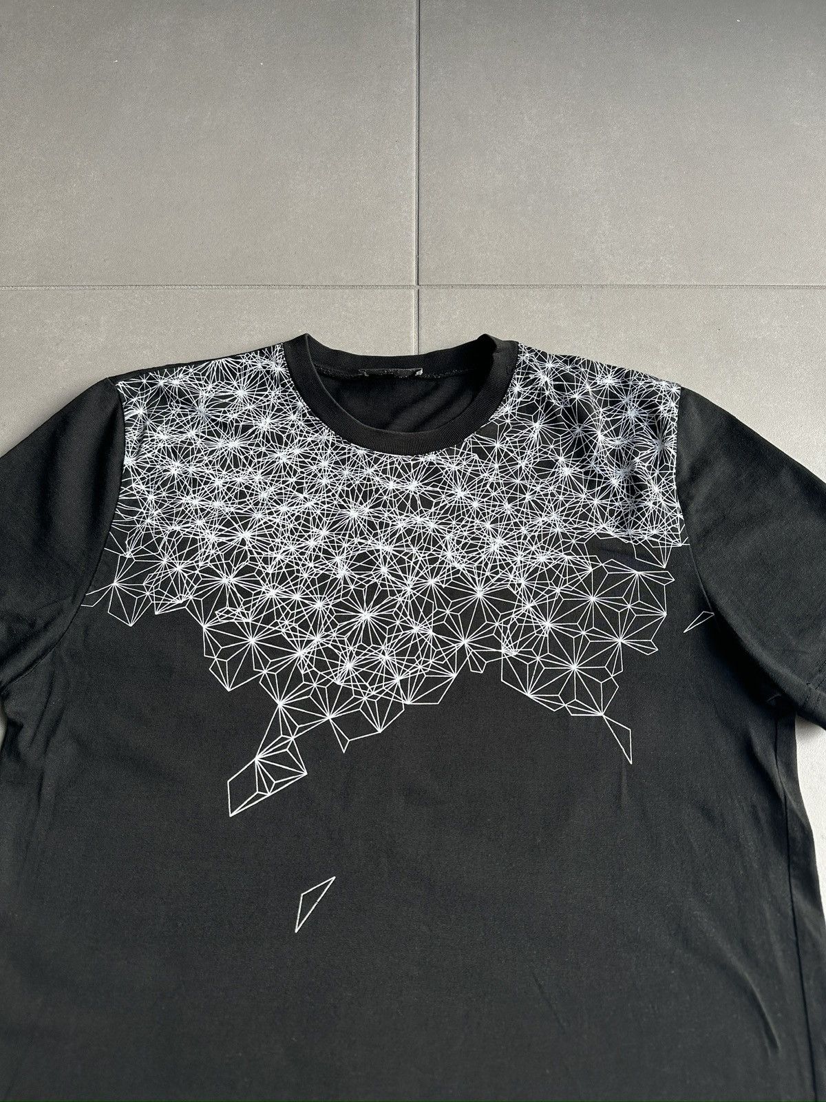 Dior × Hedi Slimane Dior Homme AW07 “Navigate” abstract print t