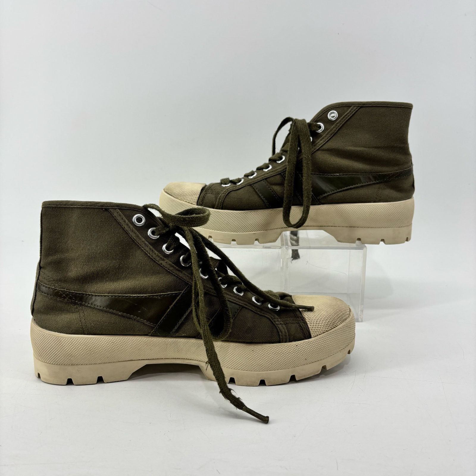 Gola Gola Womens Size 9 Coaster Peak Olive Green Sneakers Lace Up Size US 9 / IT 39 - 4 Thumbnail
