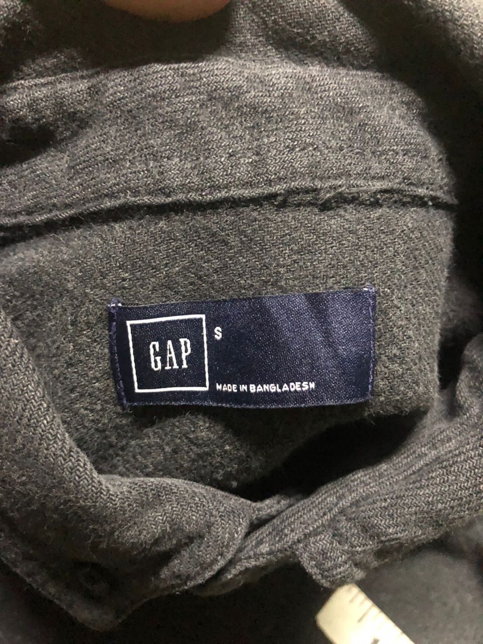 Gap Gap Long Sleeve Shirt Button Down Dark Grey Size US S / EU 44-46 / 1 - 12 Thumbnail